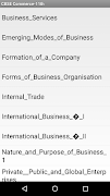 برنامه‌نما CBSE Commerce-11th عکس از صفحه