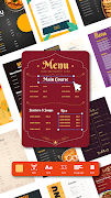 2 Schermata BrandBite Menu Card Maker App