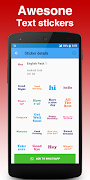 Text Stickers تصوير الشاشة 2