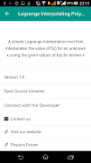 Lagrange Interpolation ภาพหน้าจอ 3