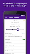 برنامه‌نما FedEx Mobile عکس از صفحه