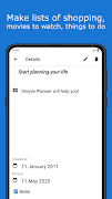 Simple Planner screenshot 1