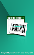 Barcode To Sheet App For Busin poster