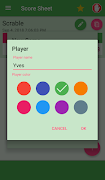 برنامه‌نما Score sheet عکس از صفحه
