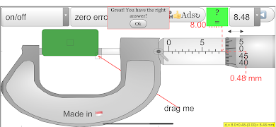 Micrometer Simulator imagem de tela 4