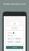 BMI Calculator স্ক্রিনশট 2