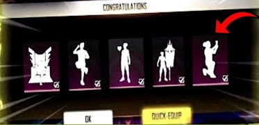 برنامه‌نما FF Emotes Hack MOD Menu Fire + عکس از صفحه