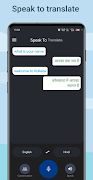 Speak to translate स्क्रीनशॉट 1