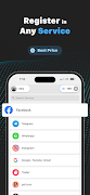 VSim: SMS Verification Code স্ক্রিনশট 2