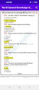 General Knowledge MCQs offline capture d'écran 6