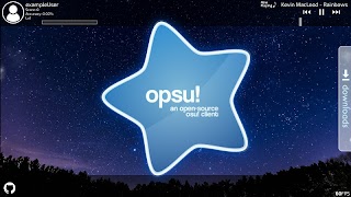 Opsu!(Beatmap player for Andro poster