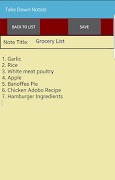 Take Down Notes! Notepad Free ภาพหน้าจอ 1
