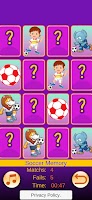 Soccer Memory Toddlers screenshot 1