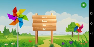 Color Learning App Plakat