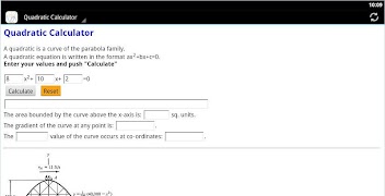Quadratic Calculator screenshot 3