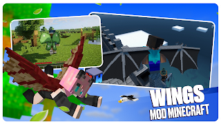 Wings Mod Addon for Minecraft Ekran Görüntüsü 3
