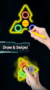 Draw Finger Spinner Plakat