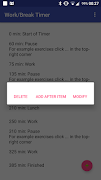 Work / Break Timer captura de pantalla 5