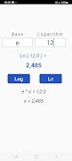 Logarithm Calculator imagem de tela 3