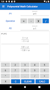 Polynomial Calculator ภาพหน้าจอ 3
