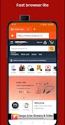 Fast browser lite - Data saver Screenshot 2