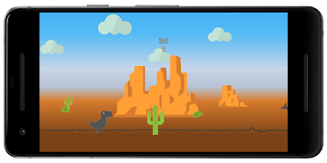 1 Schermata T. Rex Runner Game for Smartwatch ⌚