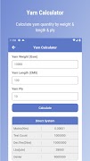 Textile | Yarn Calculator 截图 1