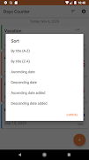 برنامه‌نما Days Counter عکس از صفحه