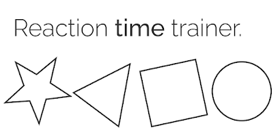 Touch the shape! Reaction time poster