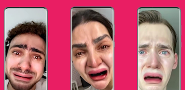 پوستر Crying Face Camera Filter