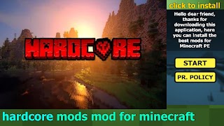 2 Schermata Hardcore Mod For MCPE