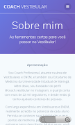 Coaching Vestibular captura de pantalla 1