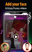 Funny Face dance Video Maker स्क्रीनशॉट 2