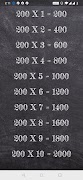 برنامه‌نما Math Table 1 to 200 عکس از صفحه