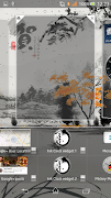 Chinese painting clock widget स्क्रीनशॉट 2