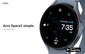 ACRO Space2 Simple Watchface capture d'écran 5