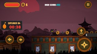 Ninja Runner: Rooftop Rush Ekran Görüntüsü 7
