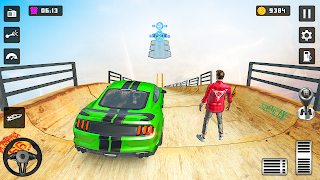 Mega Ramp Car Stunts-Car Game syot layar 5