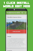 WorldEdit Mod for MCPE پوسٹر