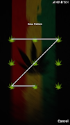 Weed Rasta Pattern Lock Screen Ekran Görüntüsü 4