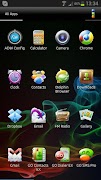 ADW Theme Samoled captura de pantalla 1