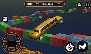 Impossible Limo Driving stunt syot layar 5