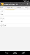 Simple Workout Log screenshot 2