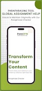 پوستر Paraphrasing Tool