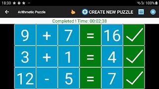 Simple Arithmetic Puzzle screenshot 2