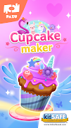 Cupcake maker cooking games Ekran Görüntüsü 1