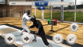 Fencing Swordplay 3D plakat
