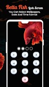 Betta Fish 3D lock screen screenshot 2