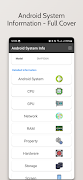 برنامه‌نما Android System Info عکس از صفحه