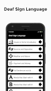 Deaf Sign Language capture d'écran 1